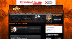 Desktop Screenshot of k-rock1039.com