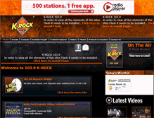 Tablet Screenshot of k-rock1039.com